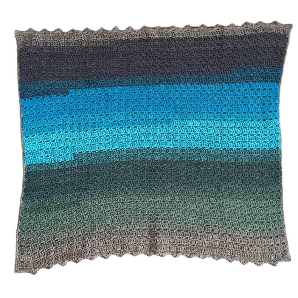 Hand Crocheted Blanket / Baby Blanket / Lap Blanket